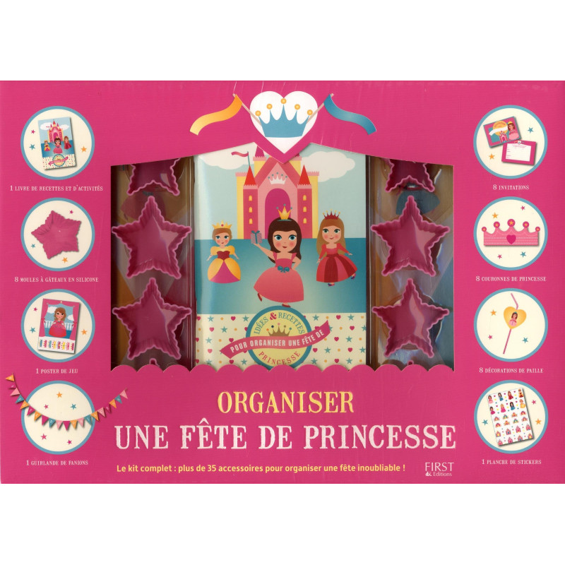 Organiser une fête de princesse - Coffret