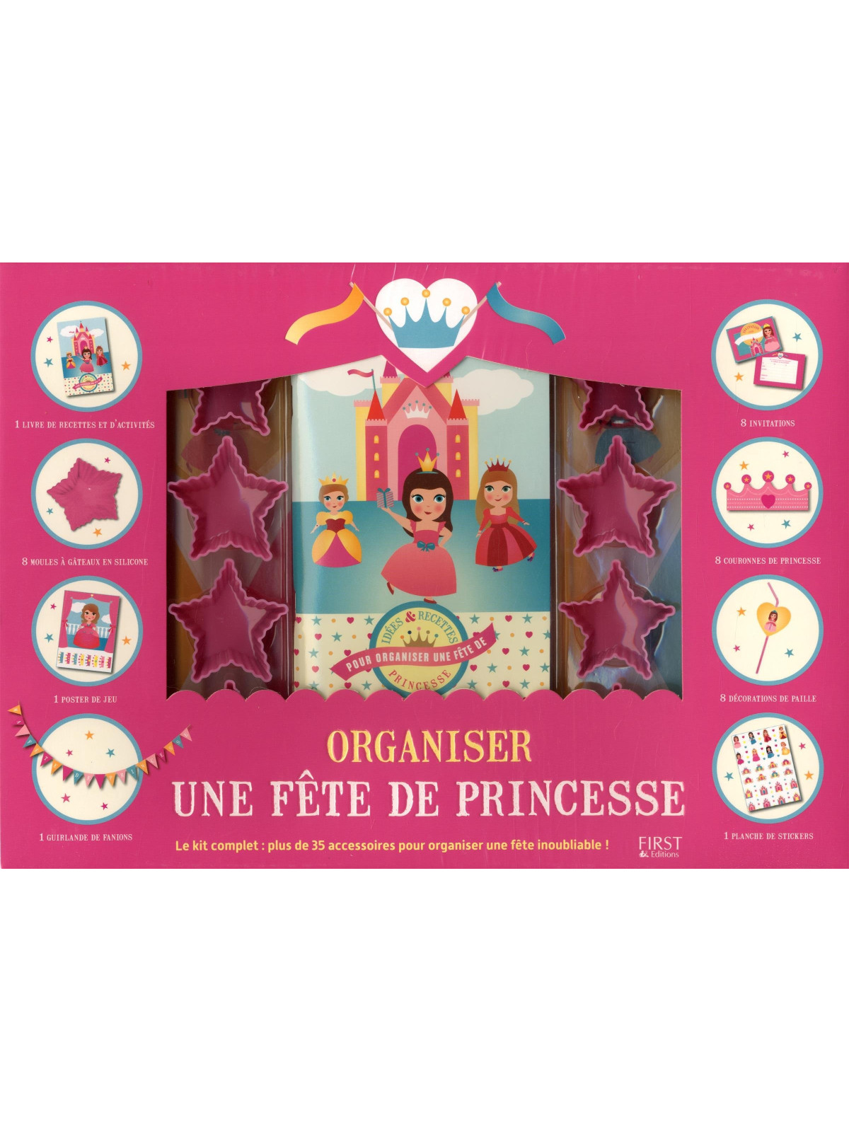 Organiser une fête de princesse - Coffret