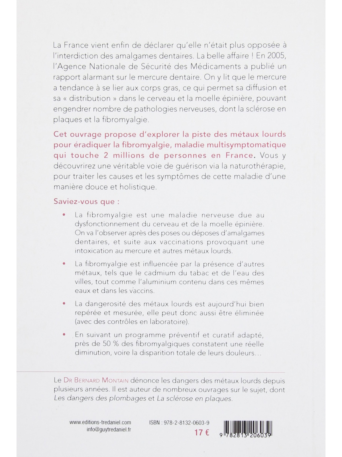 Fibromyalgie et intoxications métalliques