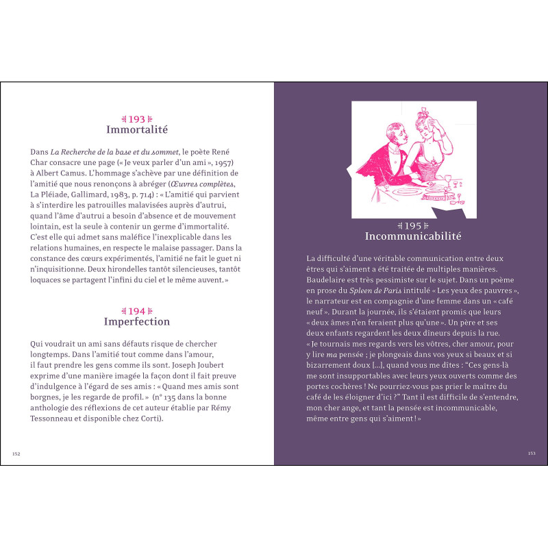 365 mots de l'amour et de l'amitié expliqués