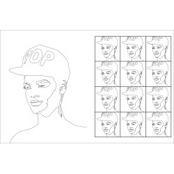 Cahier de coloriages - Pop Art
