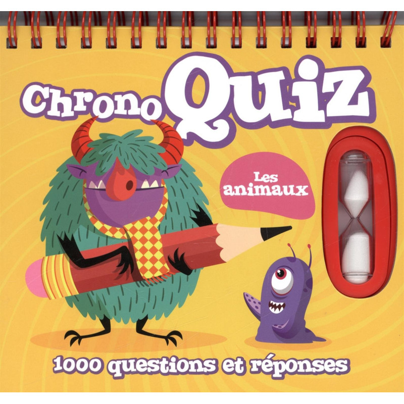 Chrono quiz - les animaux - 1000 questions et réponses