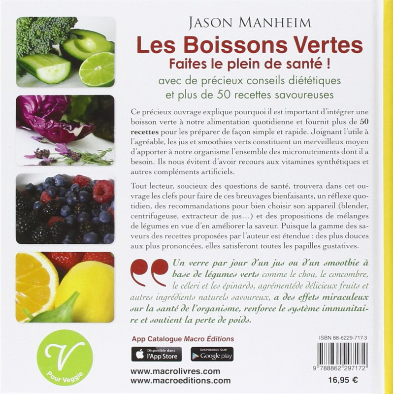 Les boissons vertes - Faites le plein de santé ! Purifier, détoxiquer et alcaliniser l'organisme