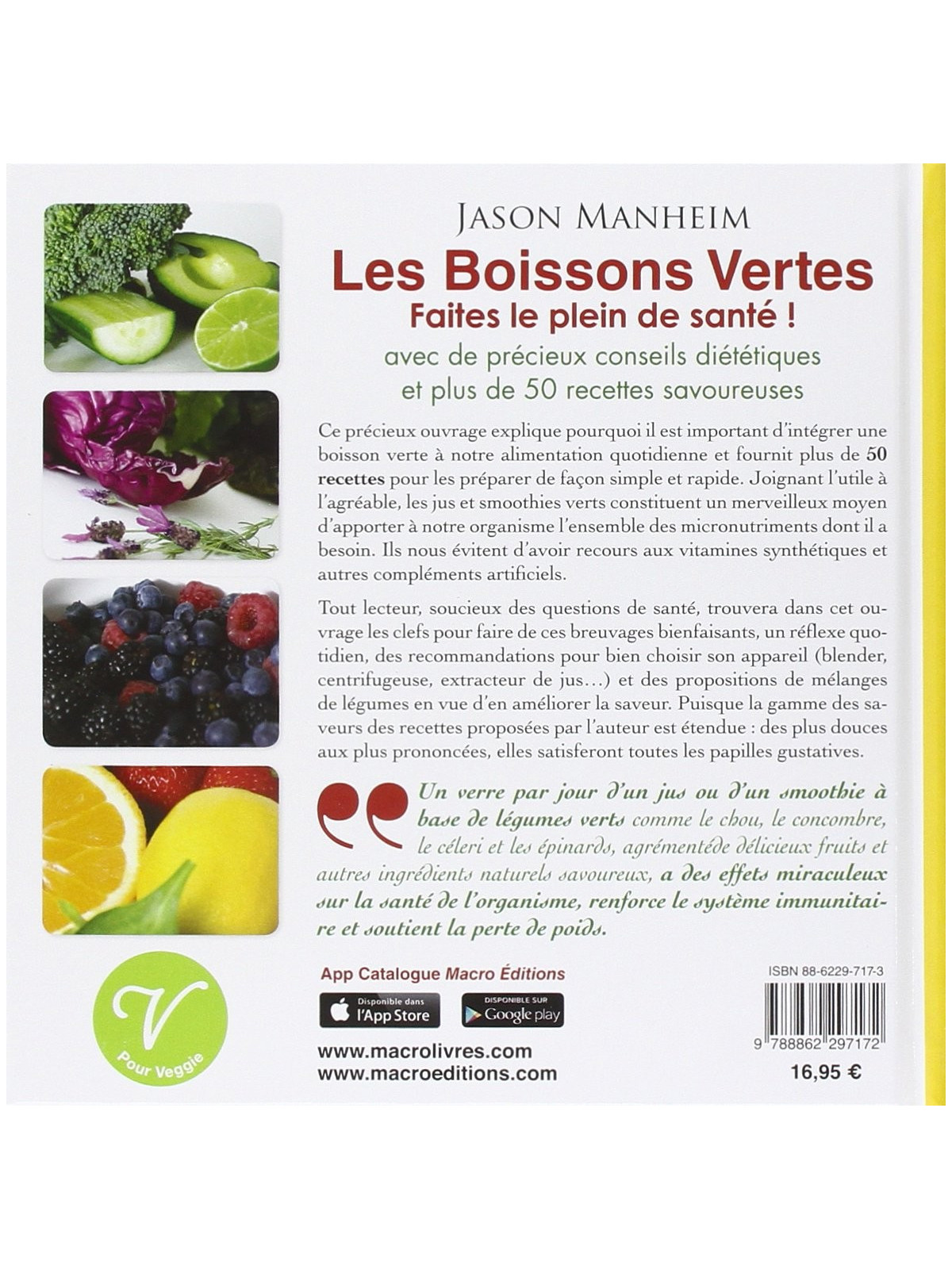 Les boissons vertes - Faites le plein de santé ! Purifier, détoxiquer et alcaliniser l'organisme