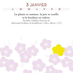 365 recettes de bonheur - Ephéméride perpétuelle