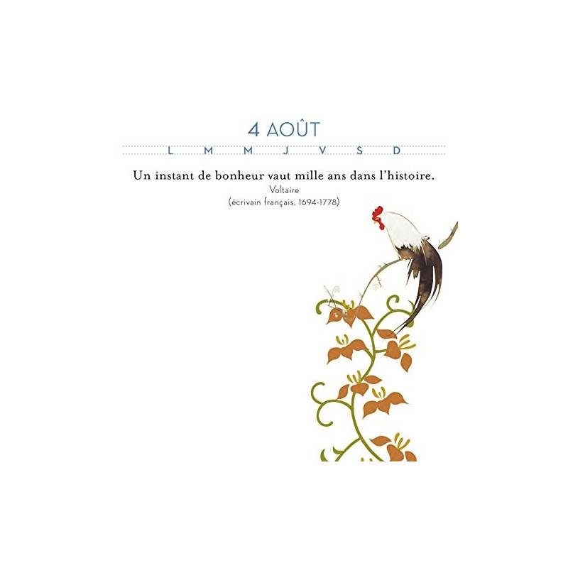 365 recettes de bonheur - Ephéméride perpétuelle