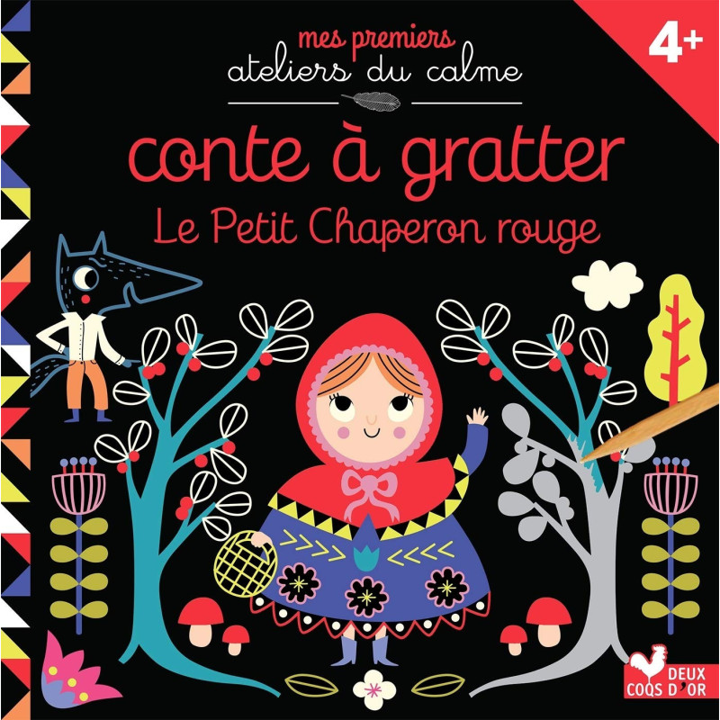 Mes premiers ateliers du calme - Conte à gratter Le Petit Chaperon rouge