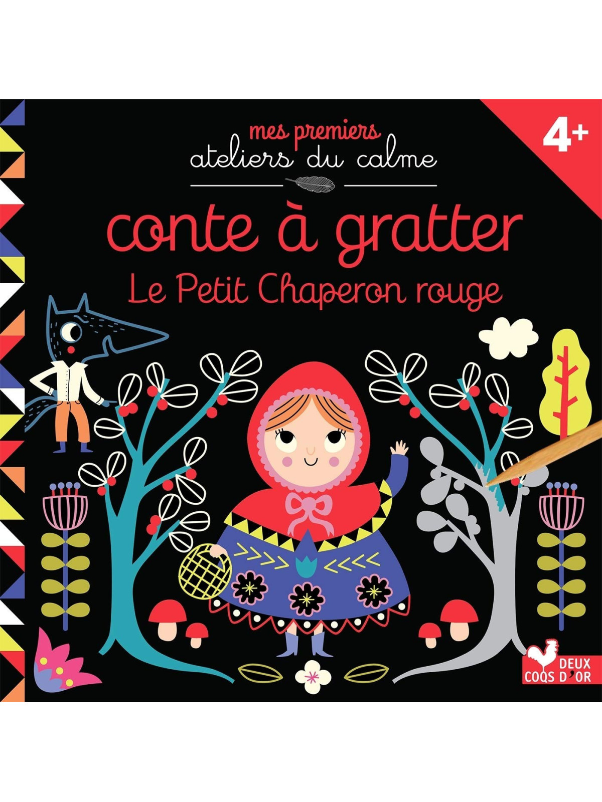 Mes premiers ateliers du calme - Conte à gratter Le Petit Chaperon rouge