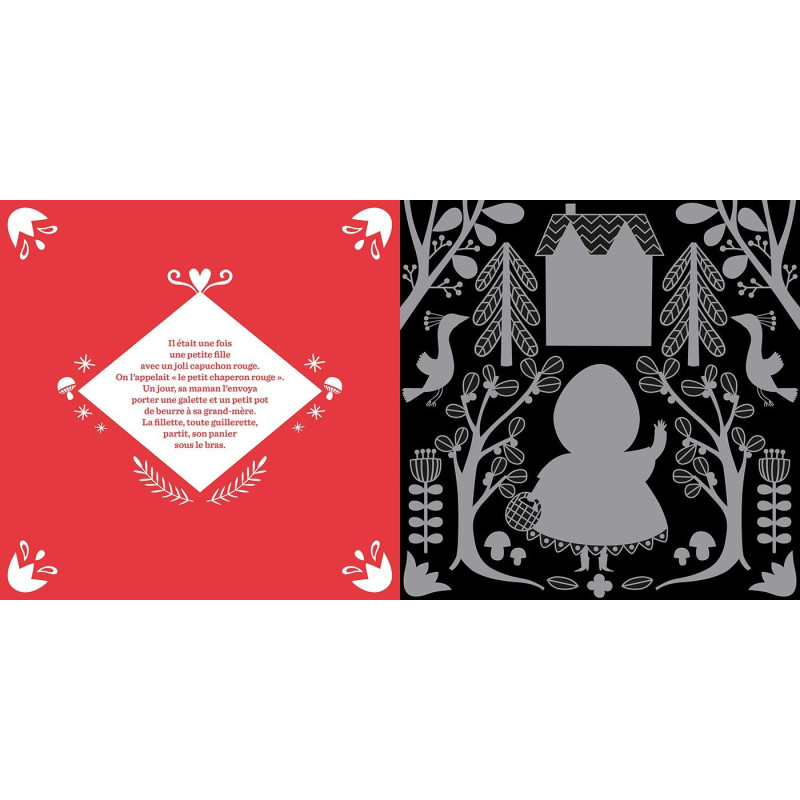 Mes premiers ateliers du calme - Conte à gratter Le Petit Chaperon rouge