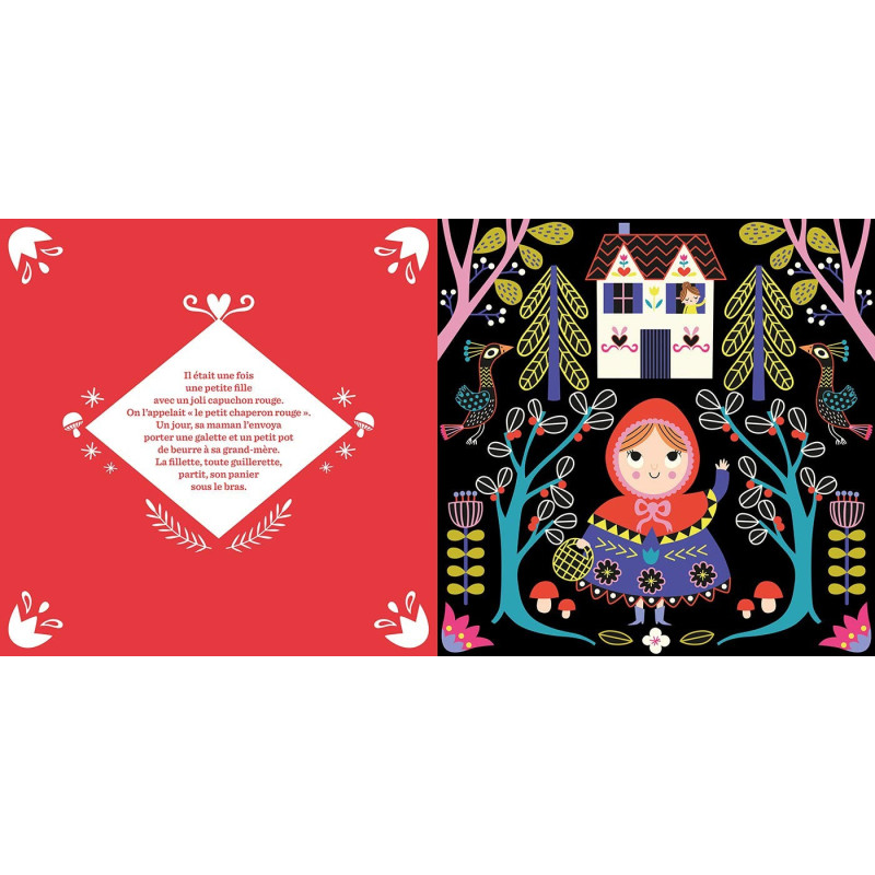 Mes premiers ateliers du calme - Conte à gratter Le Petit Chaperon rouge