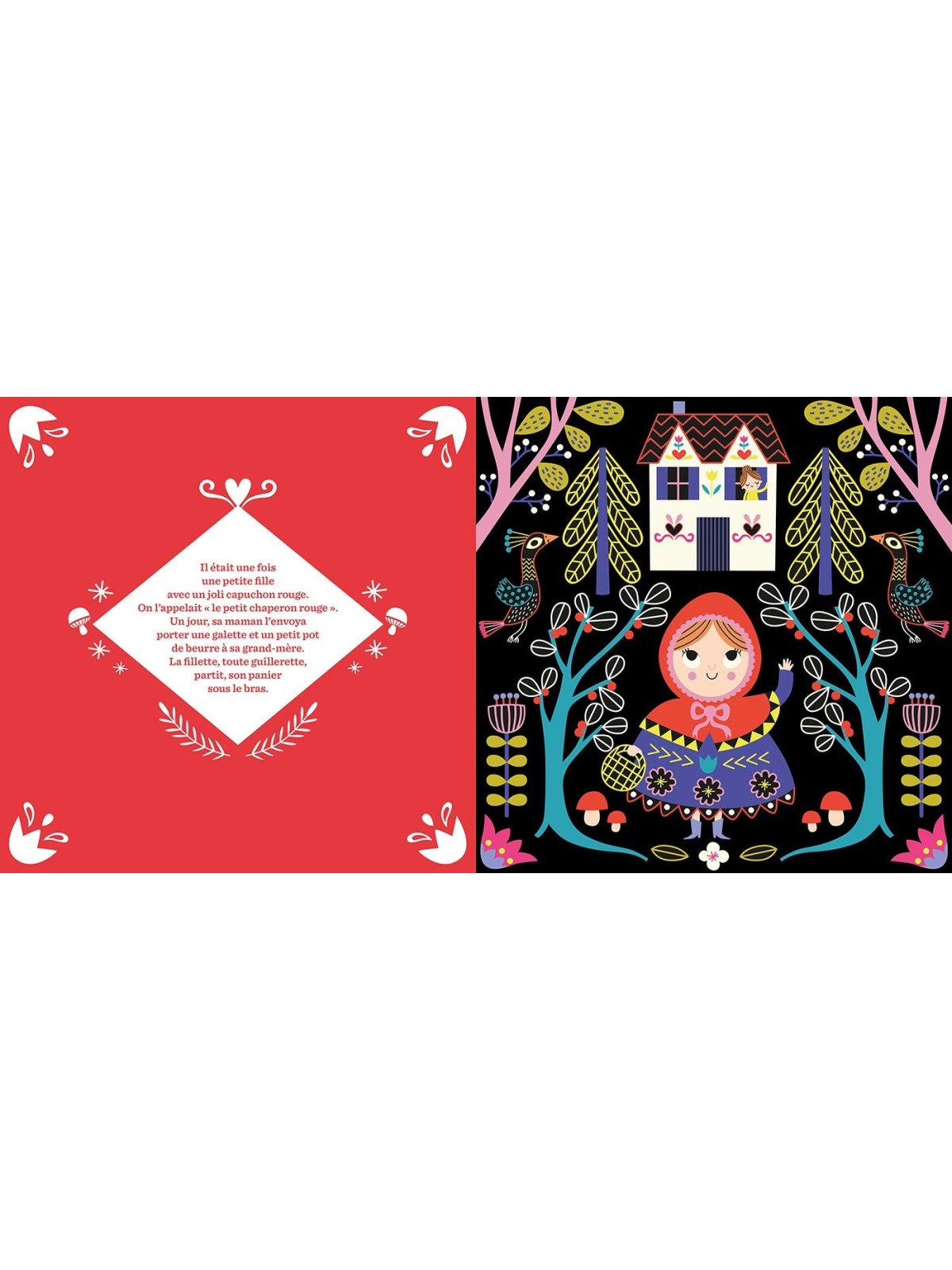 Mes premiers ateliers du calme - Conte à gratter Le Petit Chaperon rouge