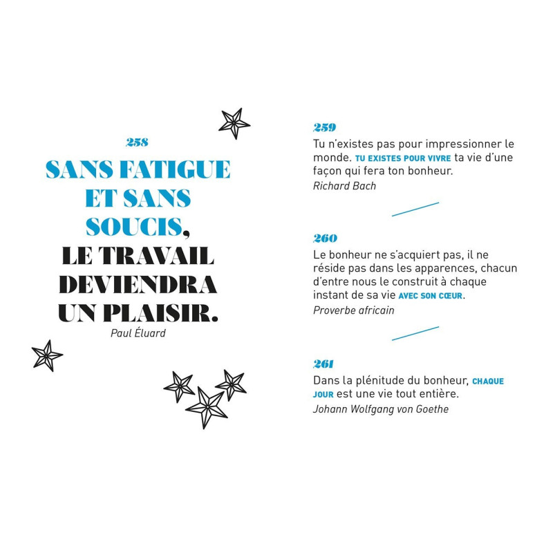 300 idées du bonheur