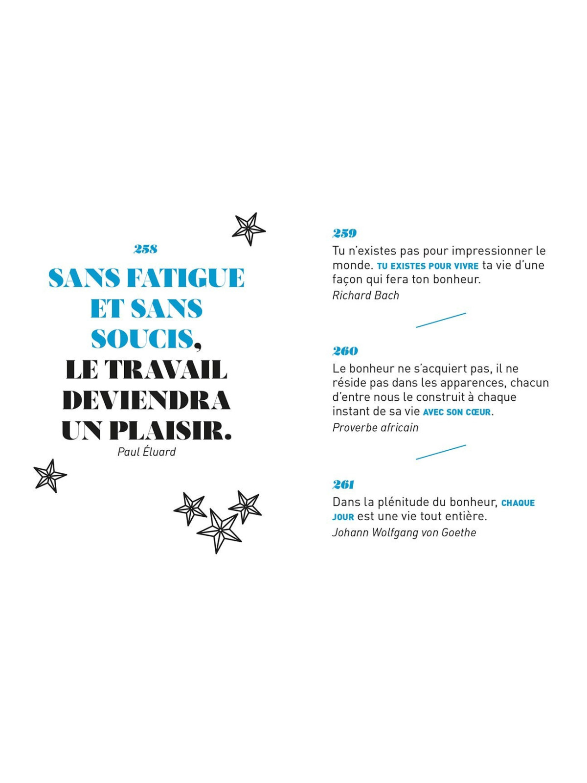 300 idées du bonheur