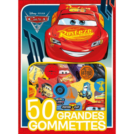 Cars 3 - 50 grandes gommettes