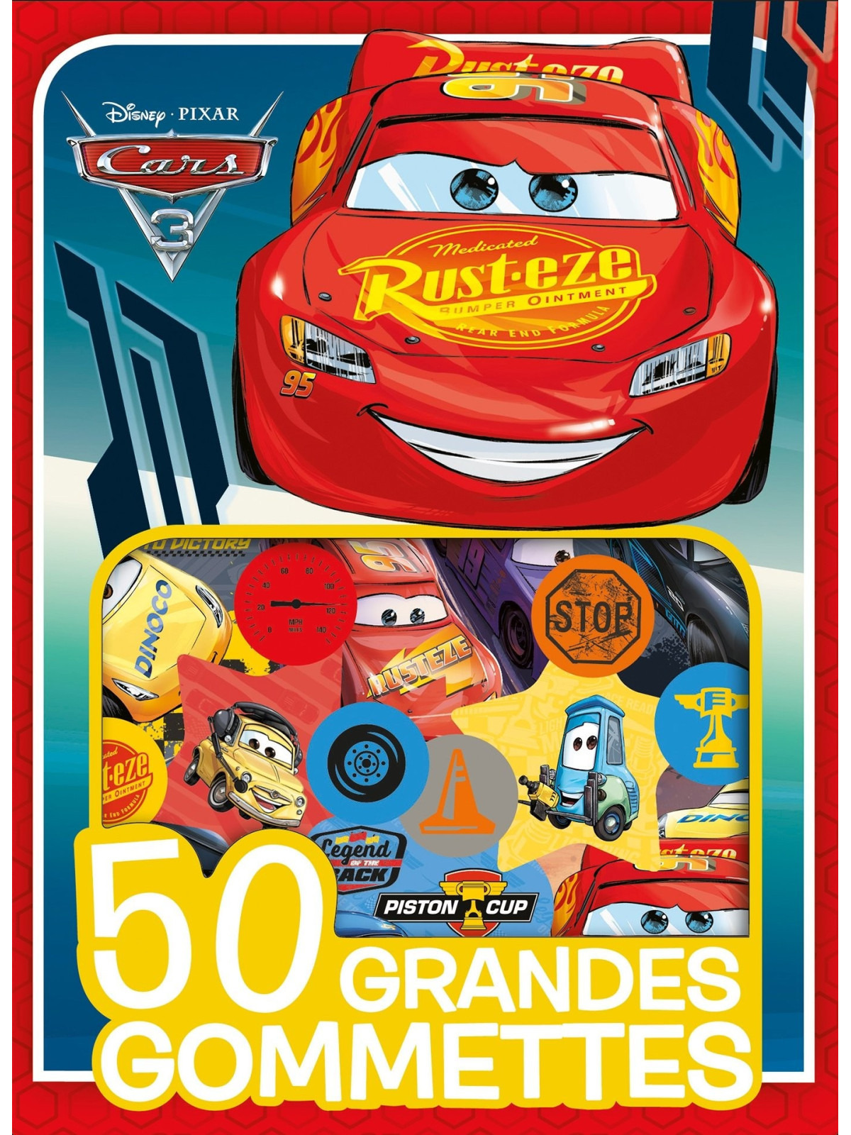 Cars 3 - 50 grandes gommettes