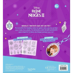 Disney - La Reine des Neiges II - Les ateliers - Plastique magique crée tes bijoux et objets déco !  20 modèles et 8 rubans colo