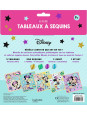 Disney - Les ateliers - Tableaux à sequins -  Contient 1 livret, 5 tableaux, 1 stylet, 500 sequins scintillants
