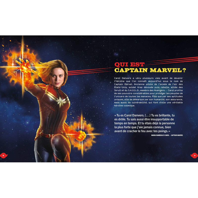 Les Héroïnes Marvel - Captain Marvel - Le guide visuel ultime