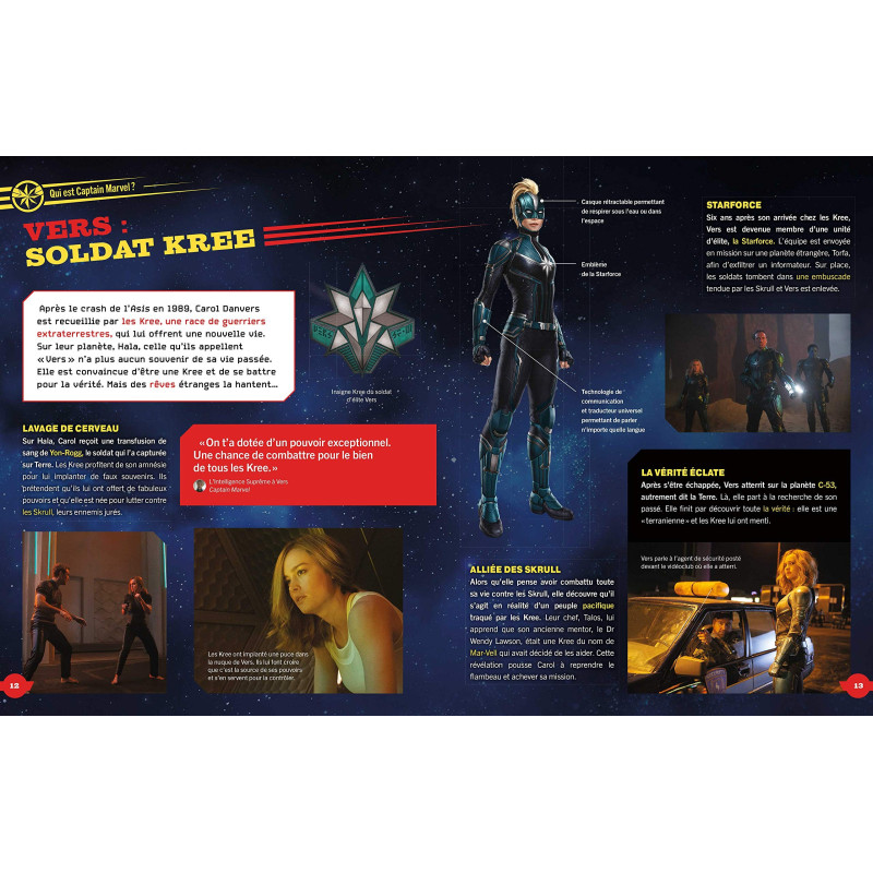Les Héroïnes Marvel - Captain Marvel - Le guide visuel ultime