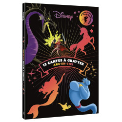 Disney - 12 cartes à gratter arc-en-ciel - spécial créatures fantastiques