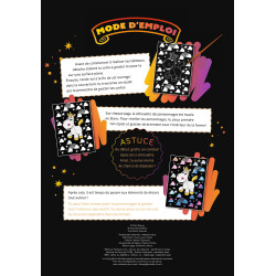 Disney - 12 cartes à gratter arc-en-ciel - spécial créatures fantastiques