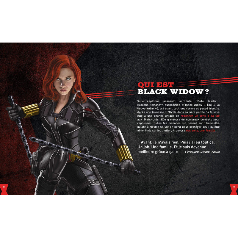 Les héroïnes Marvel - Black Widow - Le guide visuel ultime
