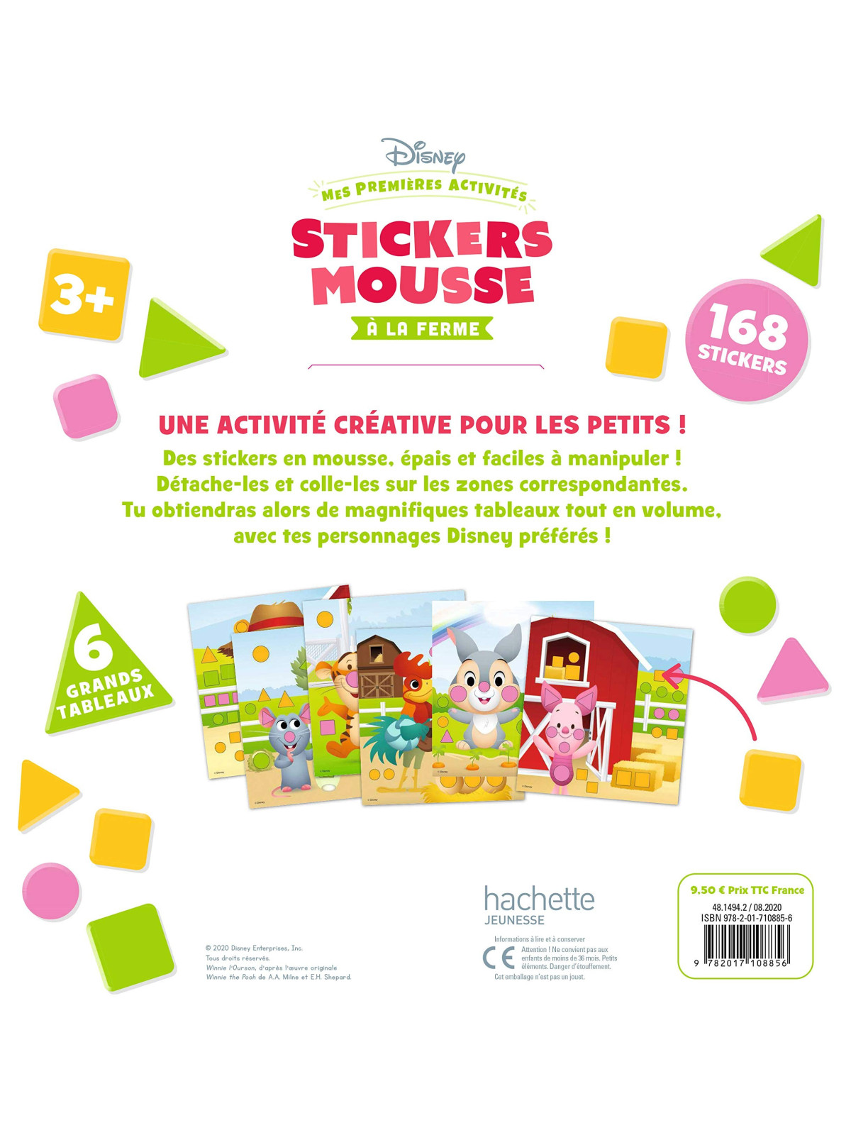 Disney - Mes premières activités - Stickers mousse - A la ferme