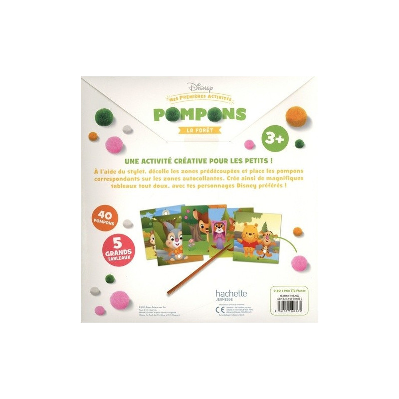 Disney - Mes premières activités - Pompons - La forêt