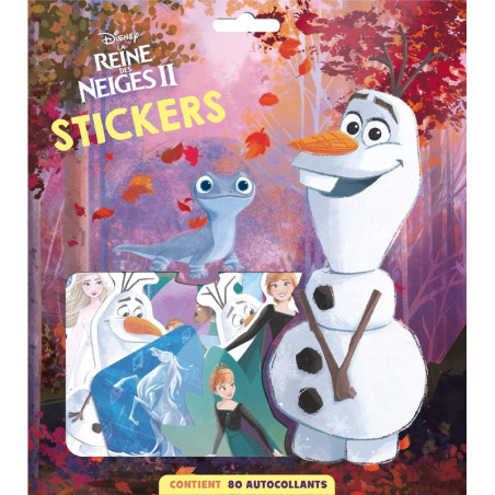 Disney - La Reine des Neige II - Stickers - Contient 80 autocollants