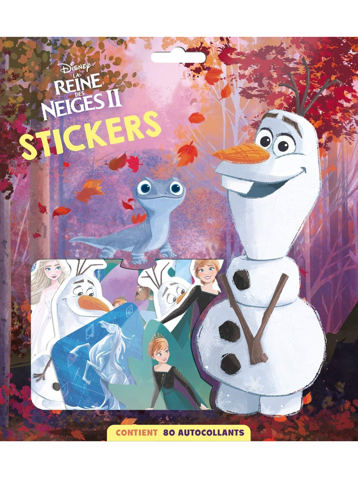 Disney - La Reine des Neige II - Stickers - Contient 80 autocollants
