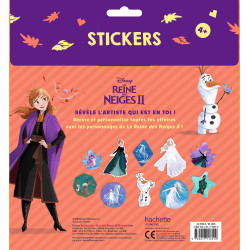 Disney - La Reine des Neige II - Stickers - Contient 80 autocollants