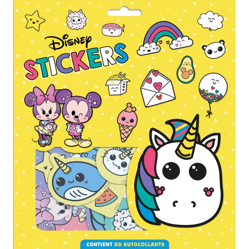Disney Stickers - Contient 80 autocollants