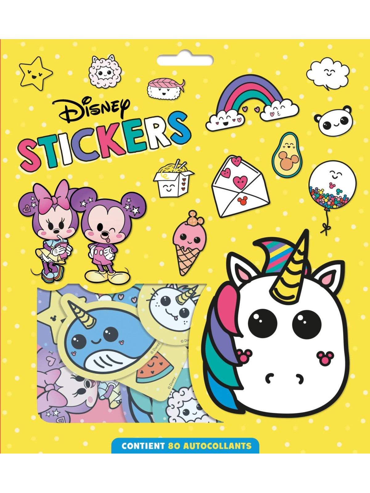 Disney Stickers - Contient 80 autocollants
