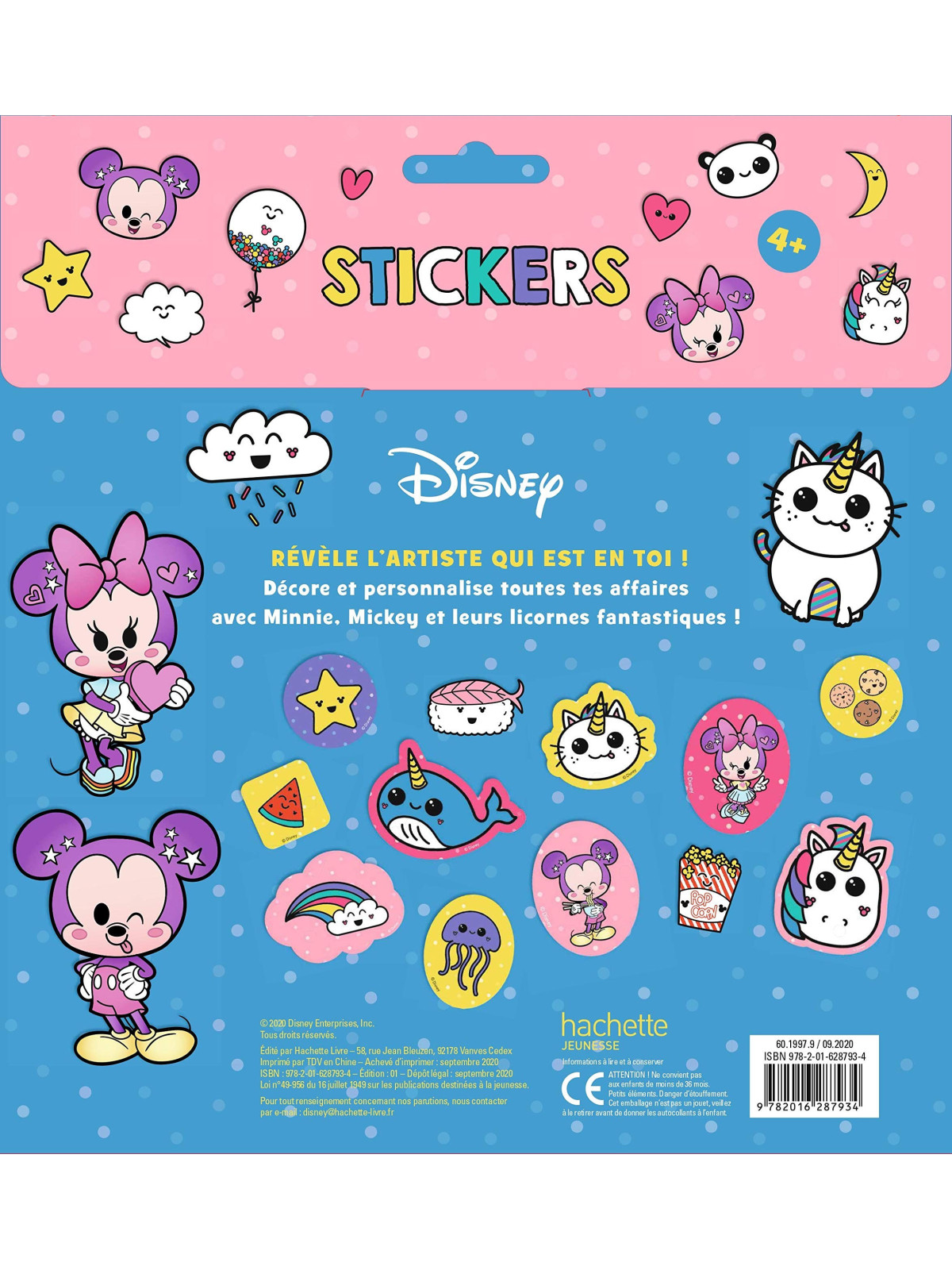 Disney Stickers - Contient 80 autocollants