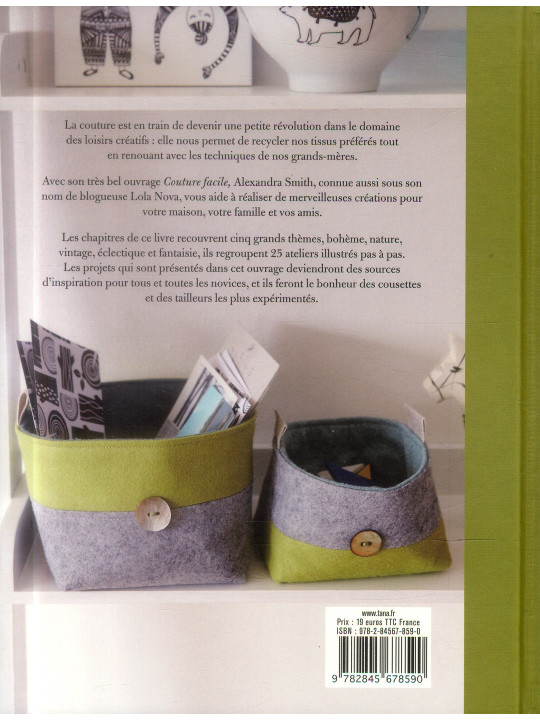 Couture facile - 25 créations illustrées pas à pas - Mystik-Boutique