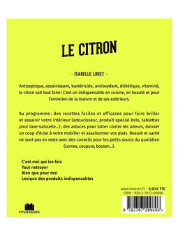 Le citron - Détartrer, Désinfecter, Désodoriser - Mystik-Boutique.fr