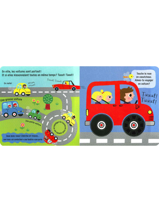 Je découvre les véhicules - Avec des matières à toucher