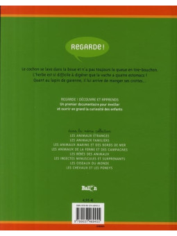 Regarde - Les animaux de la ferme et des campagnes - Mystik-Boutique