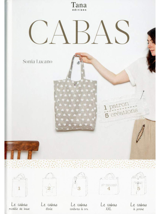 Cabas - 1 patron, 5 créations - Mystik-Boutique.fr, Librairie Discount