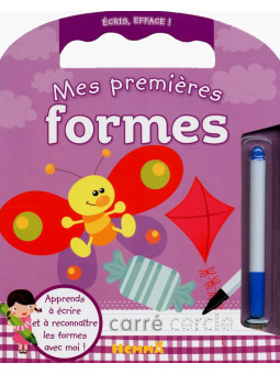 Ecris, efface ! Mes premières formes - Mystik-Boutique.fr, Librairie