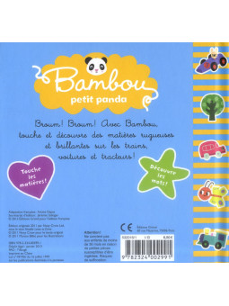 Bambou aime conduire - Avec des matières à toucher ! - Mystik-Boutique