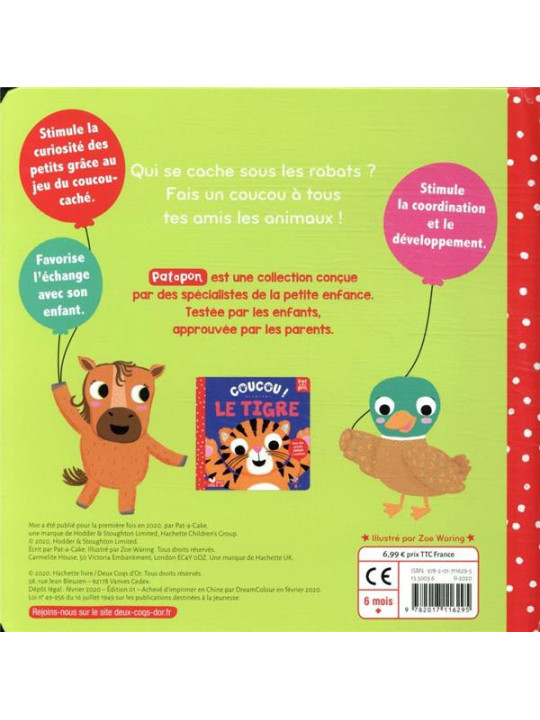 Coucou ! La vache - Avec des grands volets à soulever