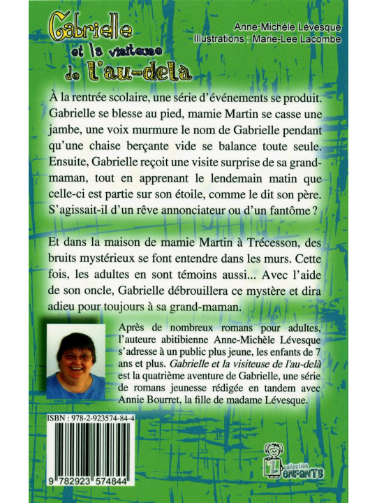Gabrielle et la visiteuse de l'au-delà