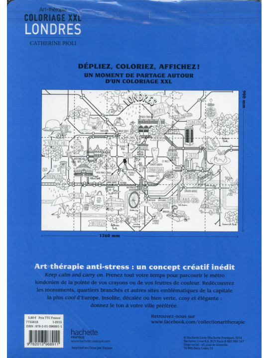 Art Thérapie - Coloriage XXL - Londres