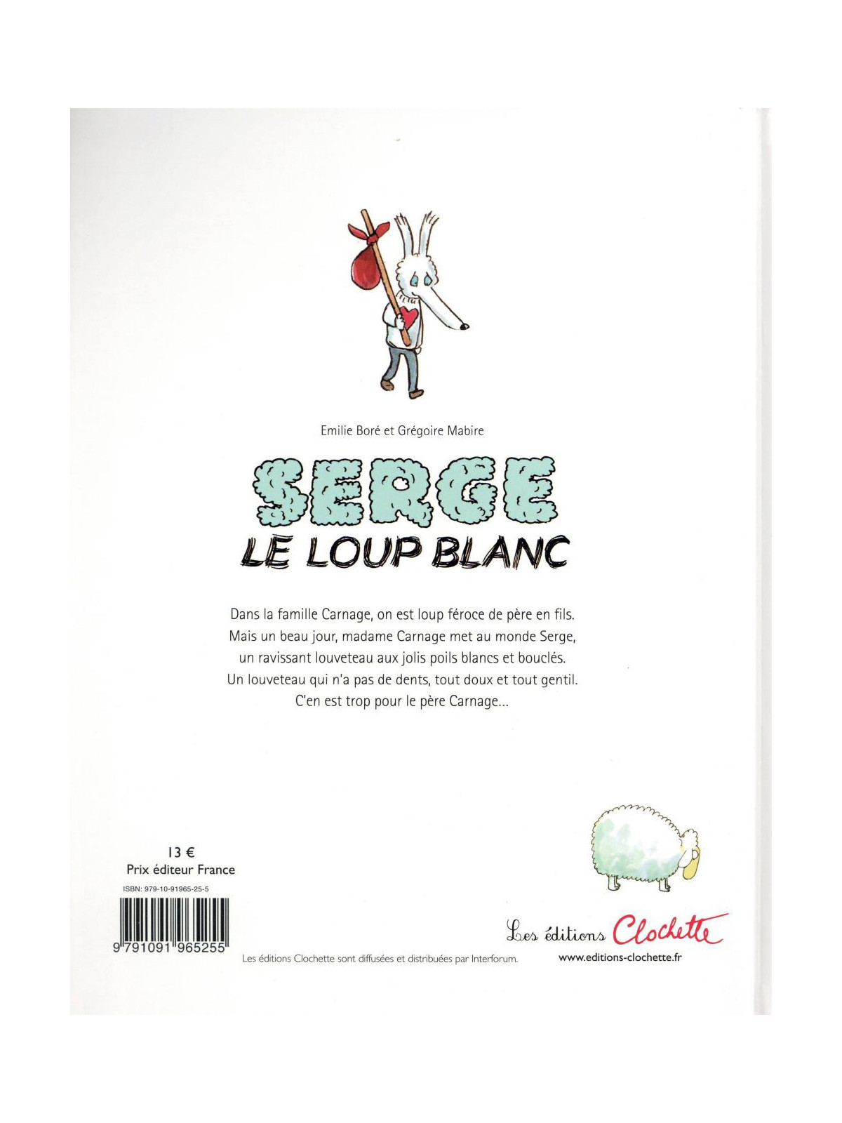 Serge le loup Blanc - Mystik-Boutique.fr, Librairie Discount