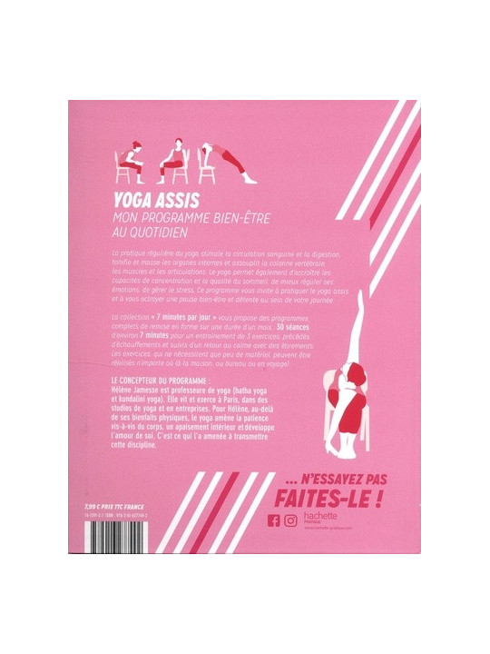 7 minutes par jour - Yoga assis - Mon programme bien-être au quotidien