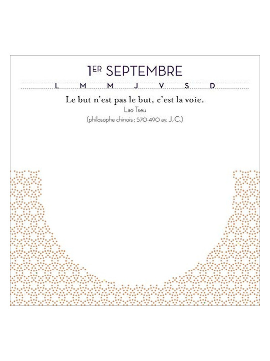 Coffret 365 Recettes pour être zen - Ephéméride perpétuelle