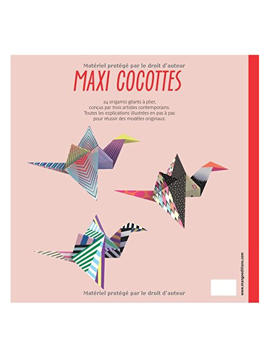 Maxi cocottes - 24 origamis d'artistes