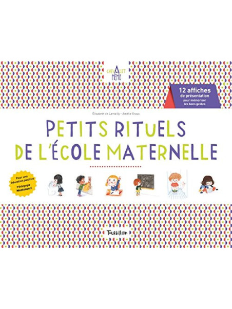 Petits rituels de l'école maternelle - 12 affiches de présentation pour mémoriser les bons gestes