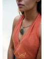 Collection Ranggawijaya - Pendentif en jaspe multicolore d'Indonésie - Forme ronde 09